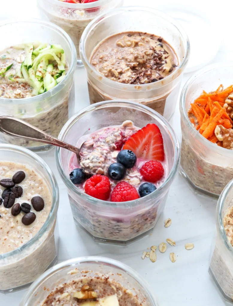 Overnight oats for your delicious breakfast.