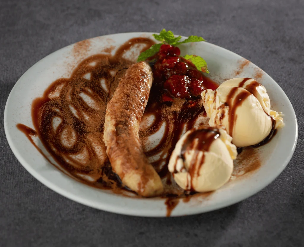 Banana Nice Cream with toppings a dessert for plant-based diet recipes for beginners.