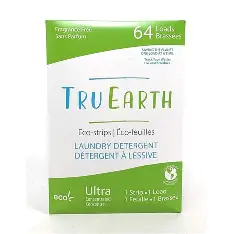Package of Tru Earth Laundry Detergent Strip, a sustainable wellness product