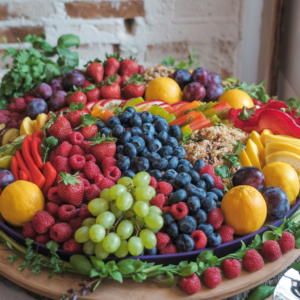 Display of a variety of fruits for your plant-based lifestyle in South Africa.