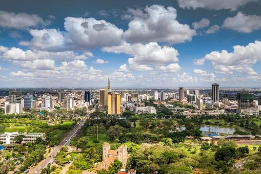 View of Nairobi, Kenya.