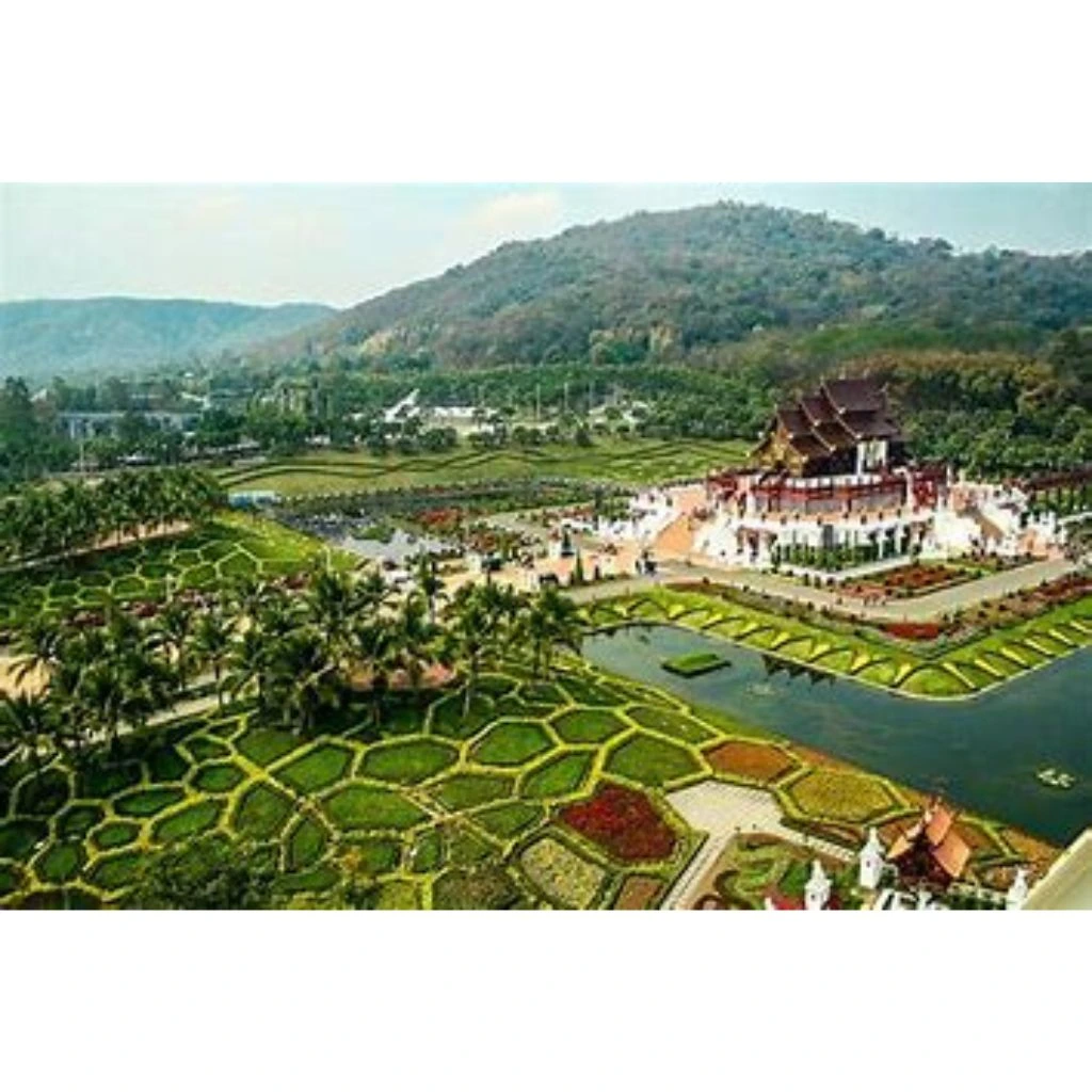 A view of Chian Mai exotic area, one of the best cities for easy vegan travel in Asia.