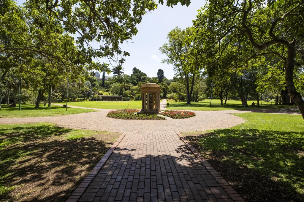 A view of the entrance in the Botanic Gardens in Durban.